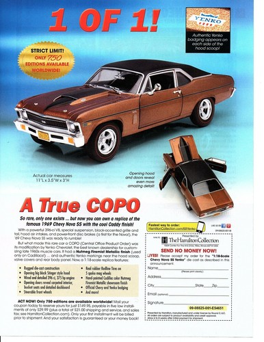 1969 chevrolet yenko copo - chevrolet, nova