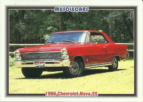 1966 chevrolet nova card - chevrolet,