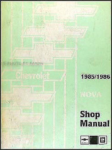 1985 1986 chevy - 1986, repair