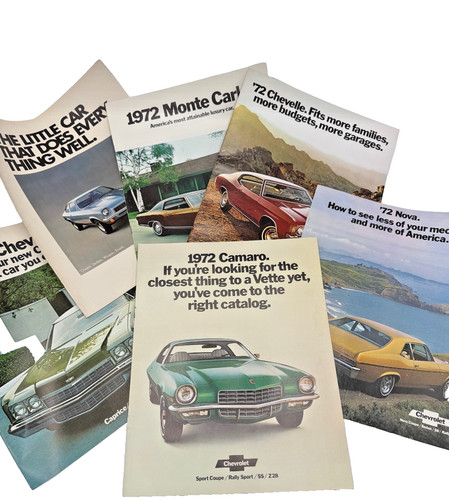 6pc full line 1972 - 6pc., chevy