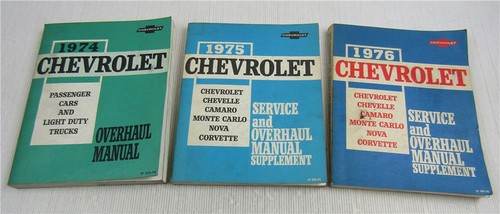 Overhaul manual chevrolet - manual,