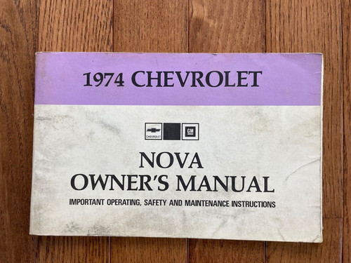 1974 chevrolet nova - nova, owner's