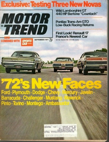 1971 motor trend - 1971, (sep.)