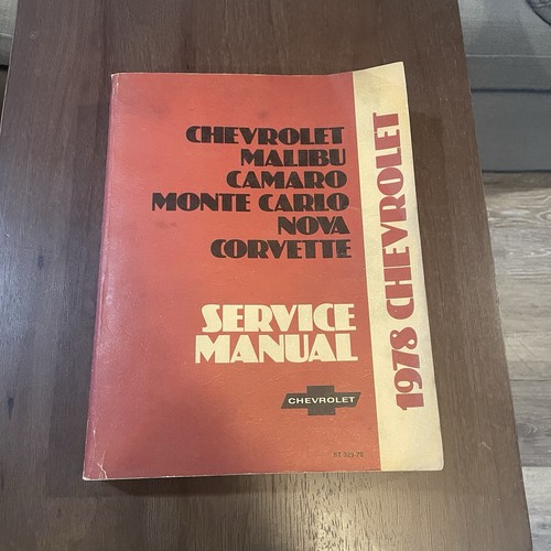 1978 chevy shop manual - chevy,