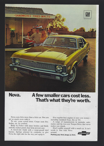 1970 chevrolet nova smaller - chevrolet,