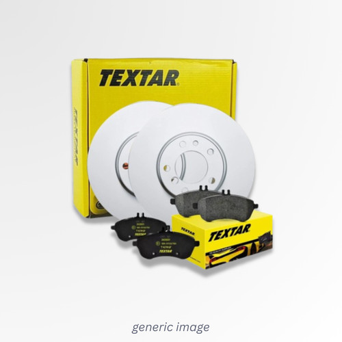 Textar front brake discs - front,