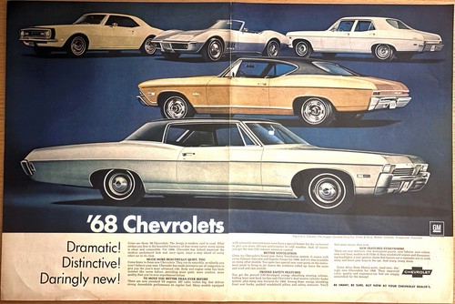 1968 chevrolet print - print, ads