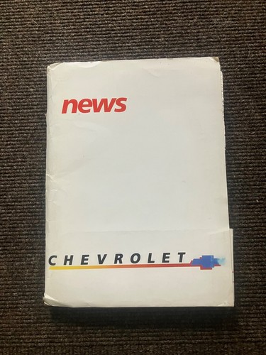 Chevrolet press pack 1985 - chevrolet,