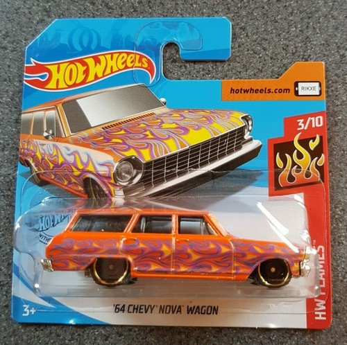 Hot wheels 64 chevy nova - wheels,