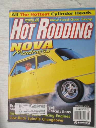 Popular hot rodding magazine - hot,