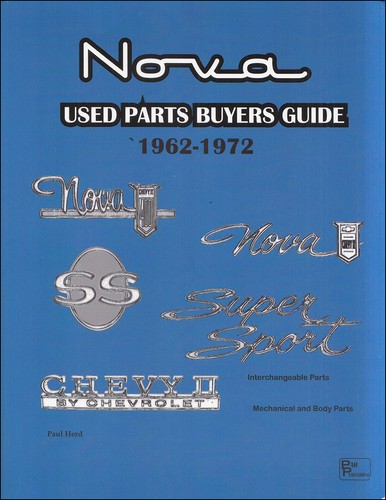 Nova parts interchange - nova, manual