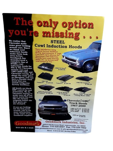 2000 goodmark 1968 chevy - 2000, 1968-72