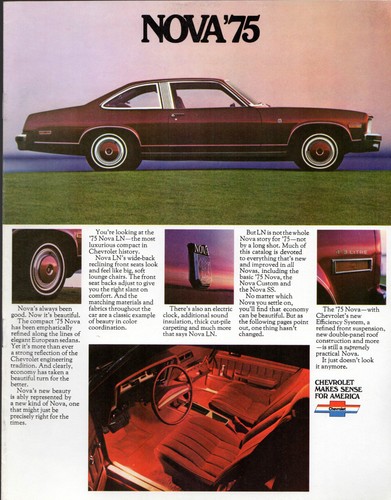 Chevrolet nova 1975 - 1975, usa