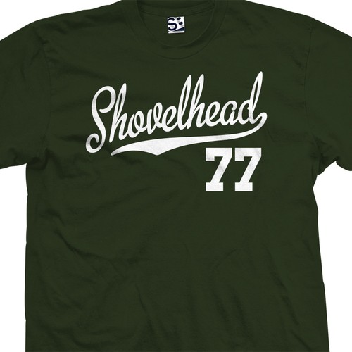 Shovelhead script shirt - shovelhead, |