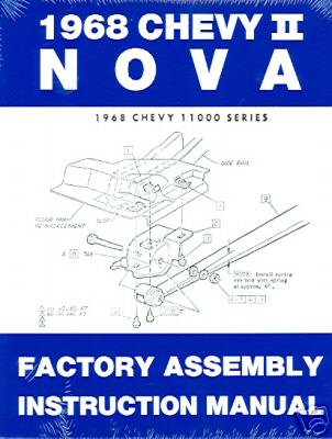 1968 nova chevy factory - 1968, ii