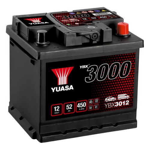 Yuasa car battery 12v 52ah - yuasa,