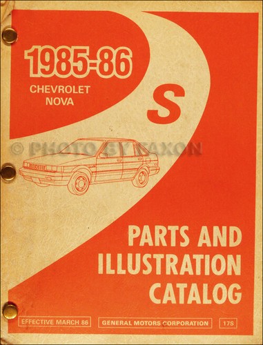 1985 1986 chevy nova master - 1985-1986,