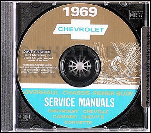 1969 chevy shop manual bel - cd,