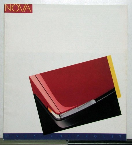 1986 chevrolet nova - chevrolet,