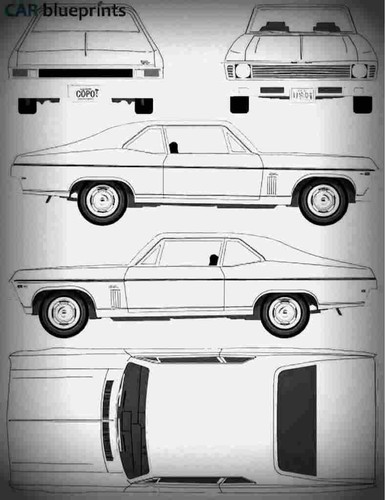 Chevrolet nova 427 door - chevrolet,
