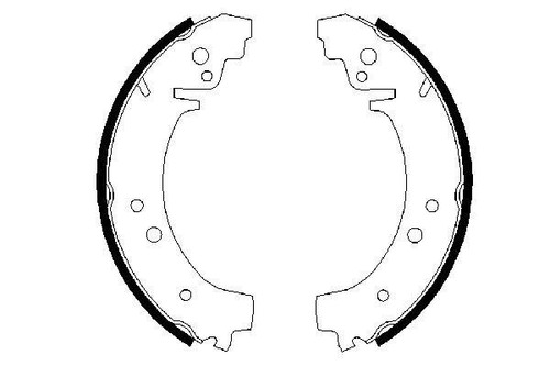 Brake shoe set for - shoe,