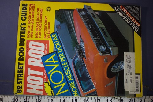 Hot rod magazine march 1982 - rod,