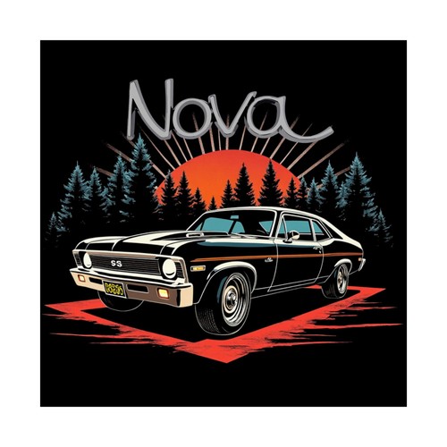 1972 chevy nova - nova, poster