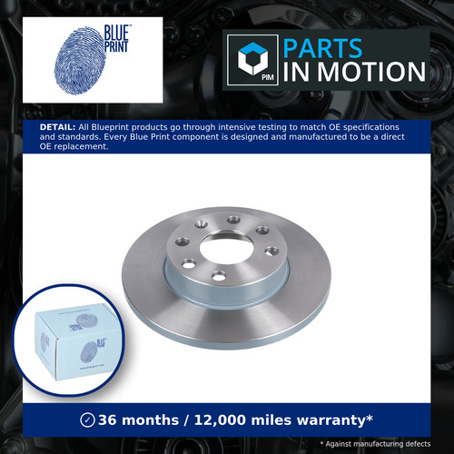 Brake discs pair solid fits - 2x,
