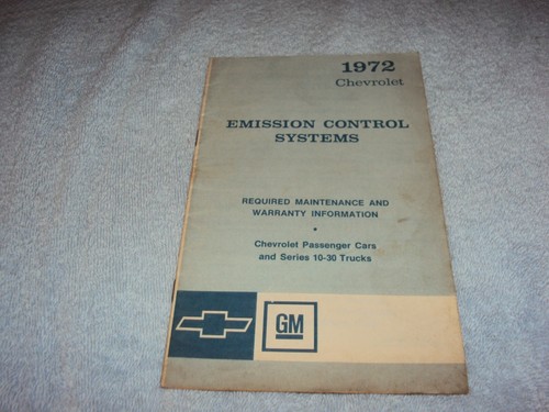 1972 chevrolet emissions - 1972,