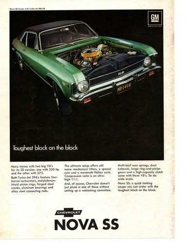 1968 chevrolet nova 396 - nova,