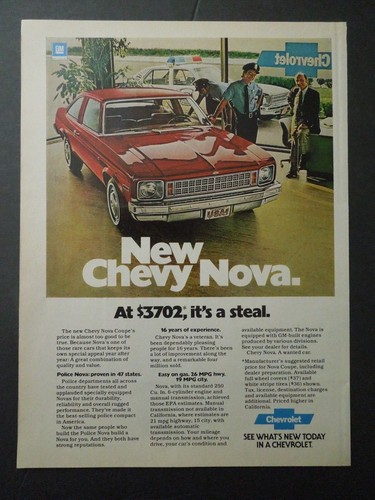 1978 chevrolet nova magazine - chevrolet,