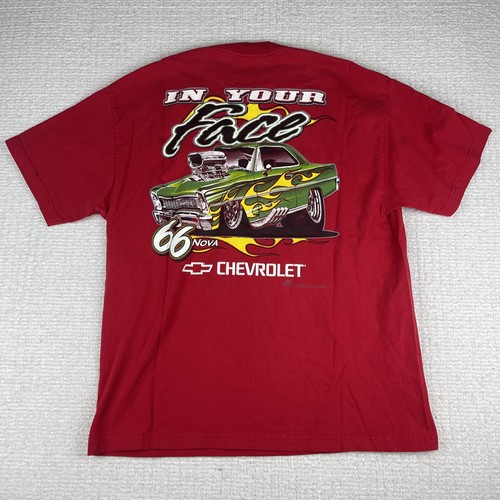 Chevy your face vintage red - in,