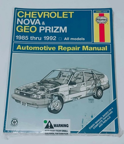 Chevrolet nova geo prizm - chevrolet, &