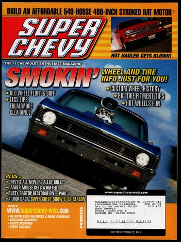 July 2003 super - july, chevy