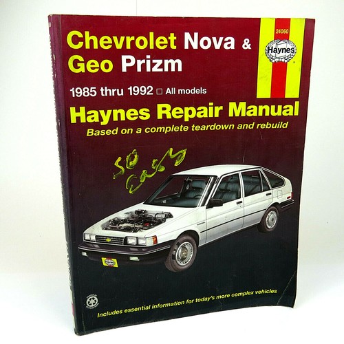 Haynes repair manual chevrolet - haynes,