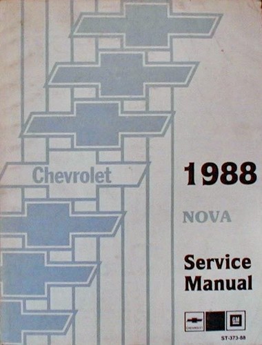 1988 chevy nova - chevy, shop