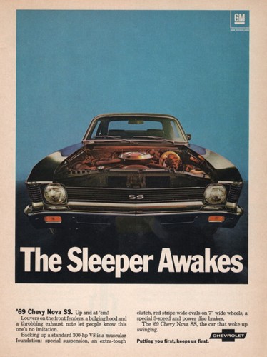 Vtg print chevrolet nova - print,